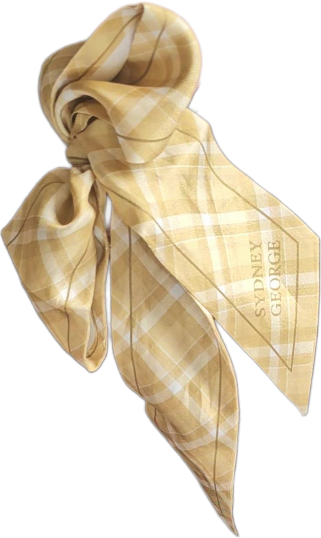 SYDNEY GEORGE - Fleur de lis Silk Scarf