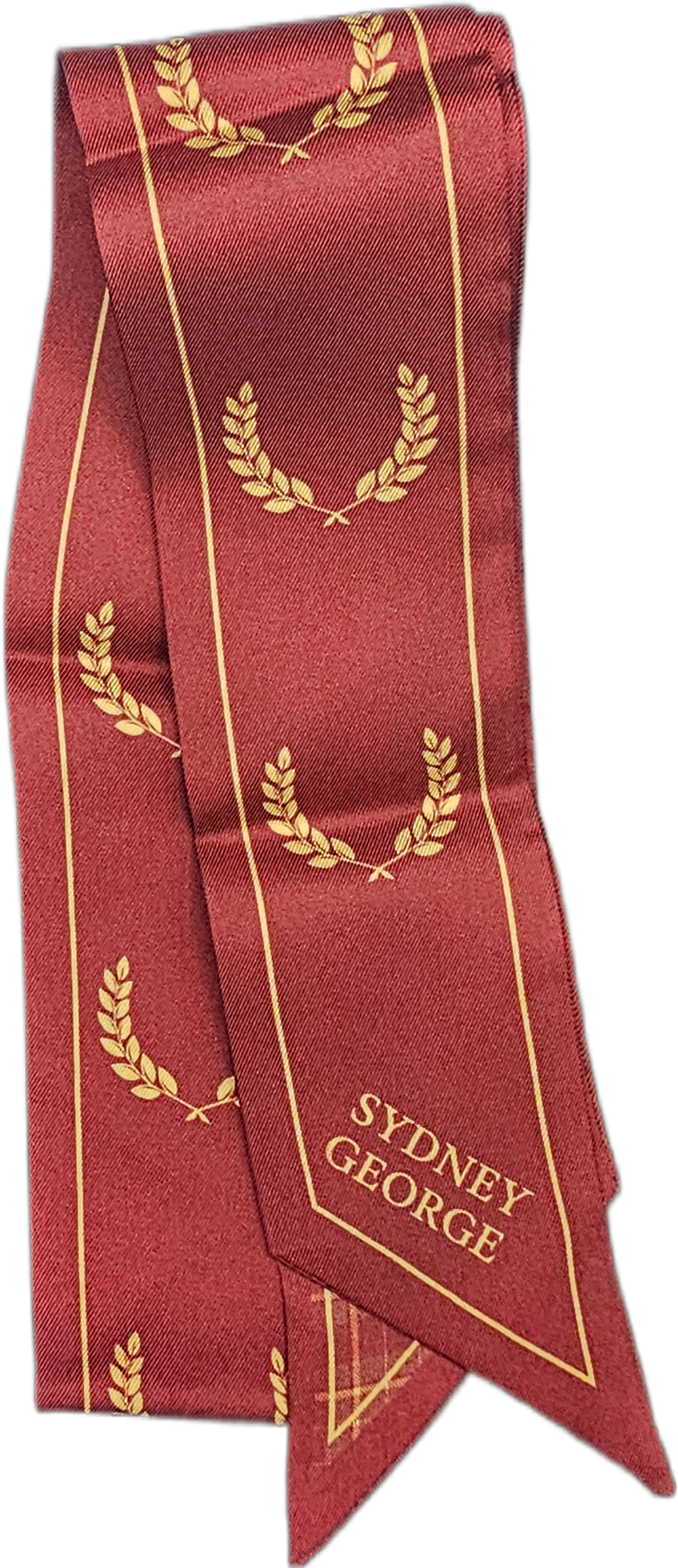 SYDNEY GEORGE - Laurel Wreath Silk Scarf