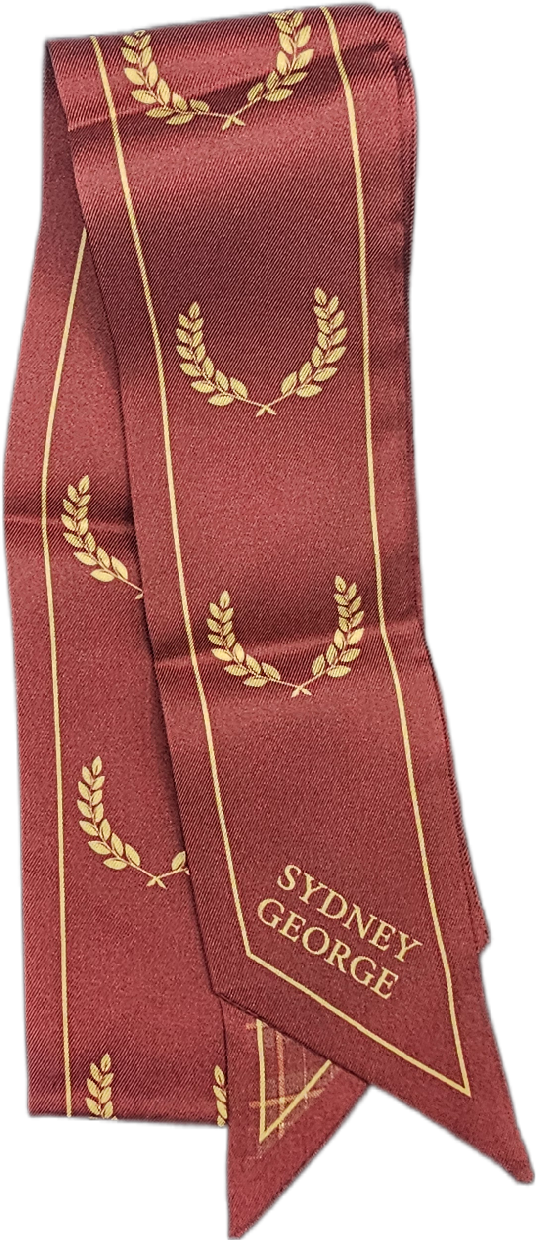 SYDNEY GEORGE - Laurel Wreath Silk Scarf