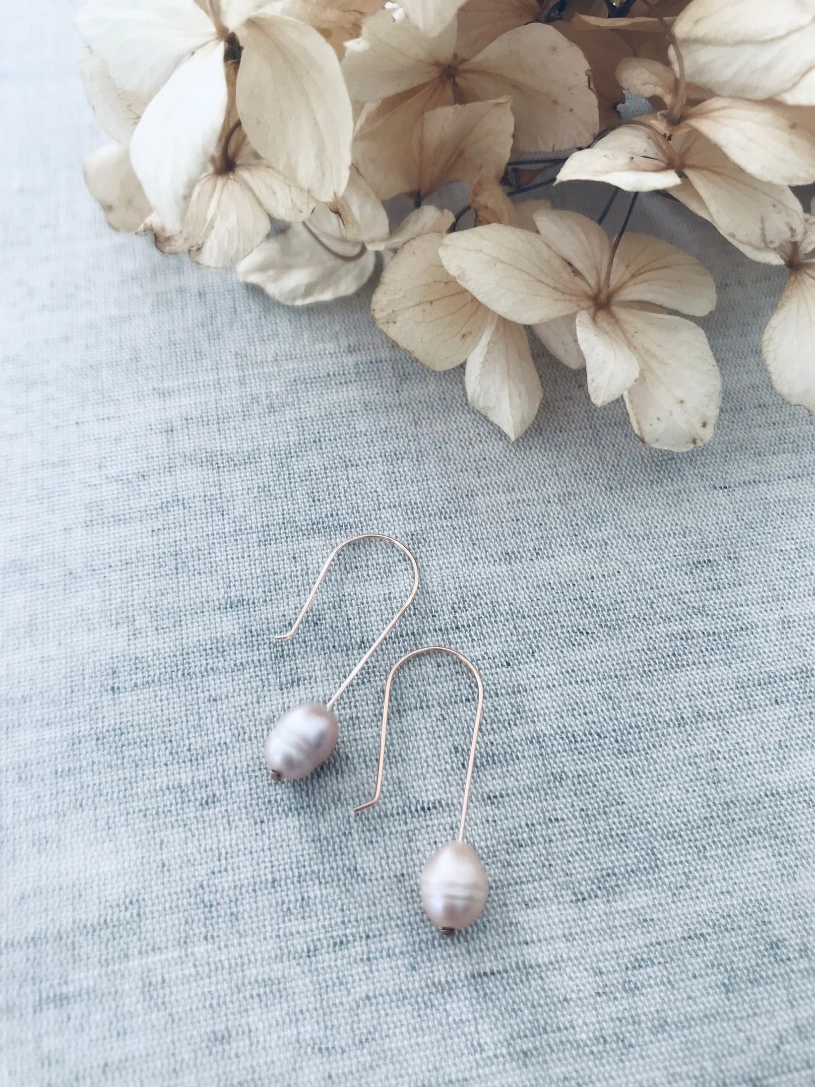 Wedding Day Pearl Earrings