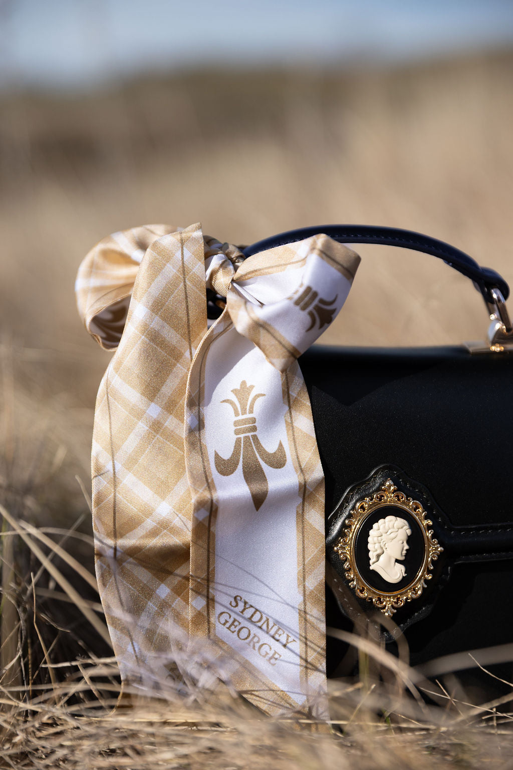 SYDNEY GEORGE - Fleur de lis Silk Scarf
